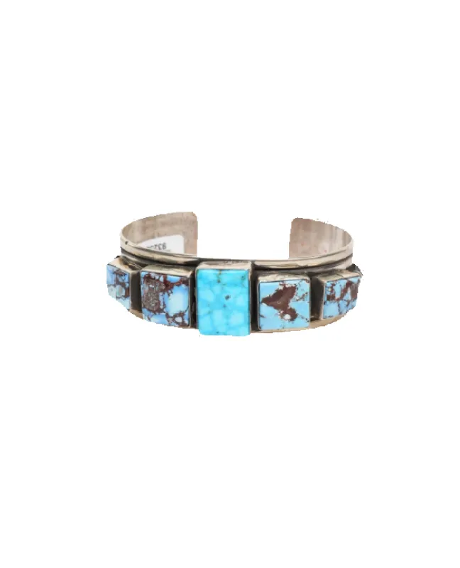 Golden Hills Turquoise Cuff Bracelet made by Pinto Ranch