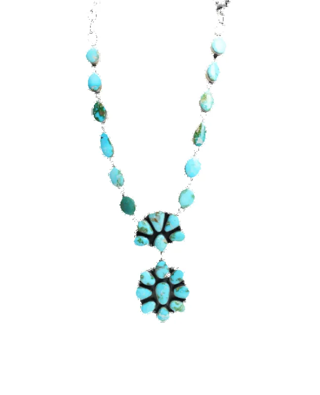 Kingman Turquoise Necklace sold by Pinto Ranch