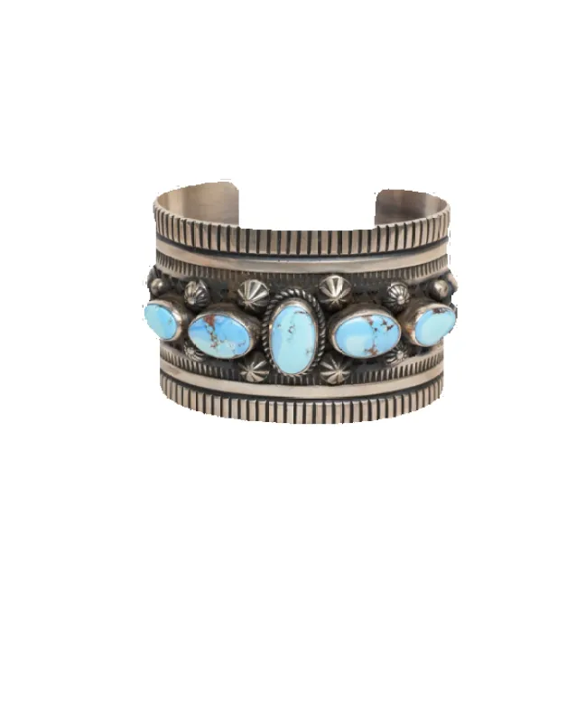 Golden Hills Chunky Cuff Bracelet sold by Pinto Ranch