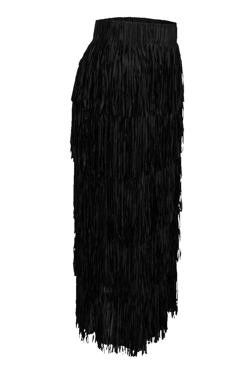 W.A.Y. Tiered Fringe Skirt sold by Pinto Ranch product image thumbnail 4