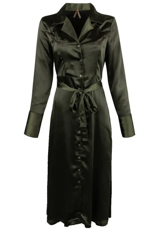 Stetson Women's Long Satin Dress sold by Pinto Ranch