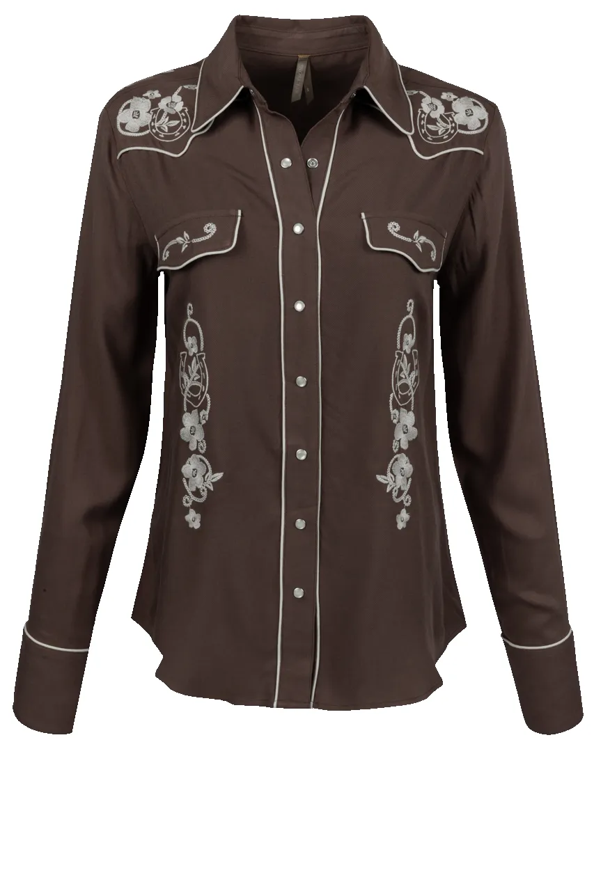 Stetson Women's Retro Snap Front Blouse sold by Pinto Ranch
