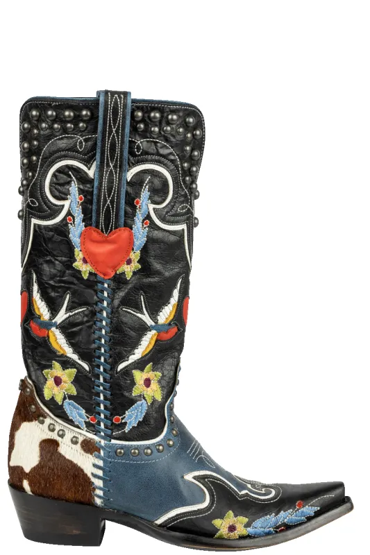Double D Ranch by Old Gringo Cowgirl Boots - Midnight sold by Pinto Ranch