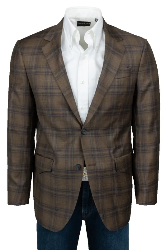 Pinto Ranch Chocolate Plaid Sport Coat sold by Pinto Ranch
