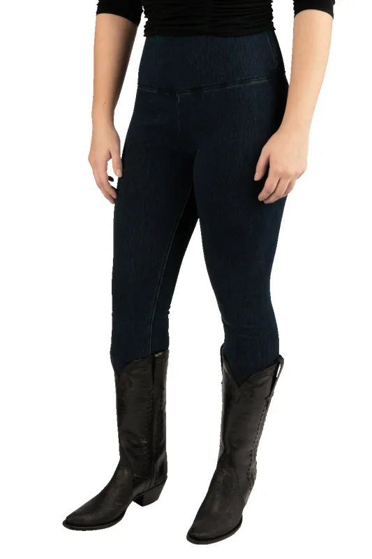 Lysse Denim Leggings - Dark Indigo sold by Pinto Ranch