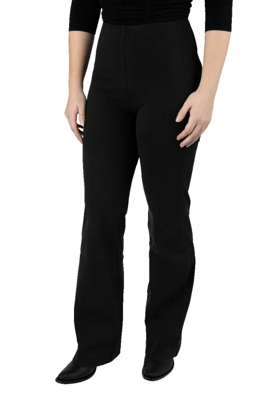 Lysse Denim Trousers - Solid Black sold by Pinto Ranch