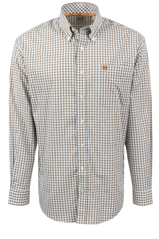 Cinch Button-Front Shirt - White Multi sold by Pinto Ranch