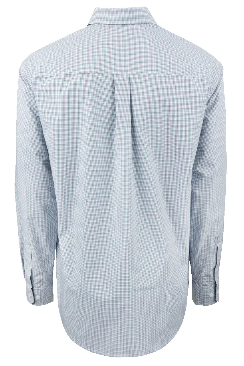 Cinch Mini Check Button-Front Shirt - Blue sold by Pinto Ranch product image thumbnail 2