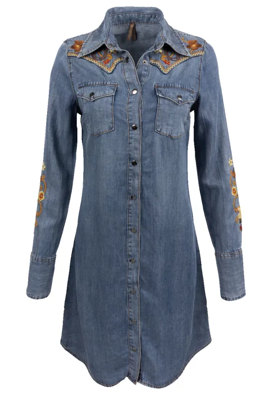 Stetson Women's Western Denim Shirt Dress sold by Pinto Ranch