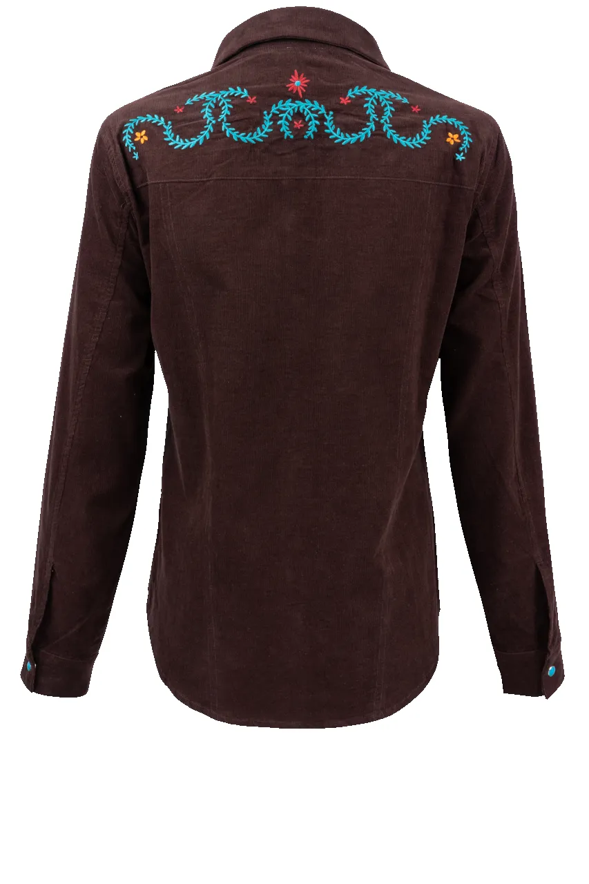 Tasha Polizzi Embroidered Corduroy Shirt sold by Pinto Ranch product image thumbnail 2
