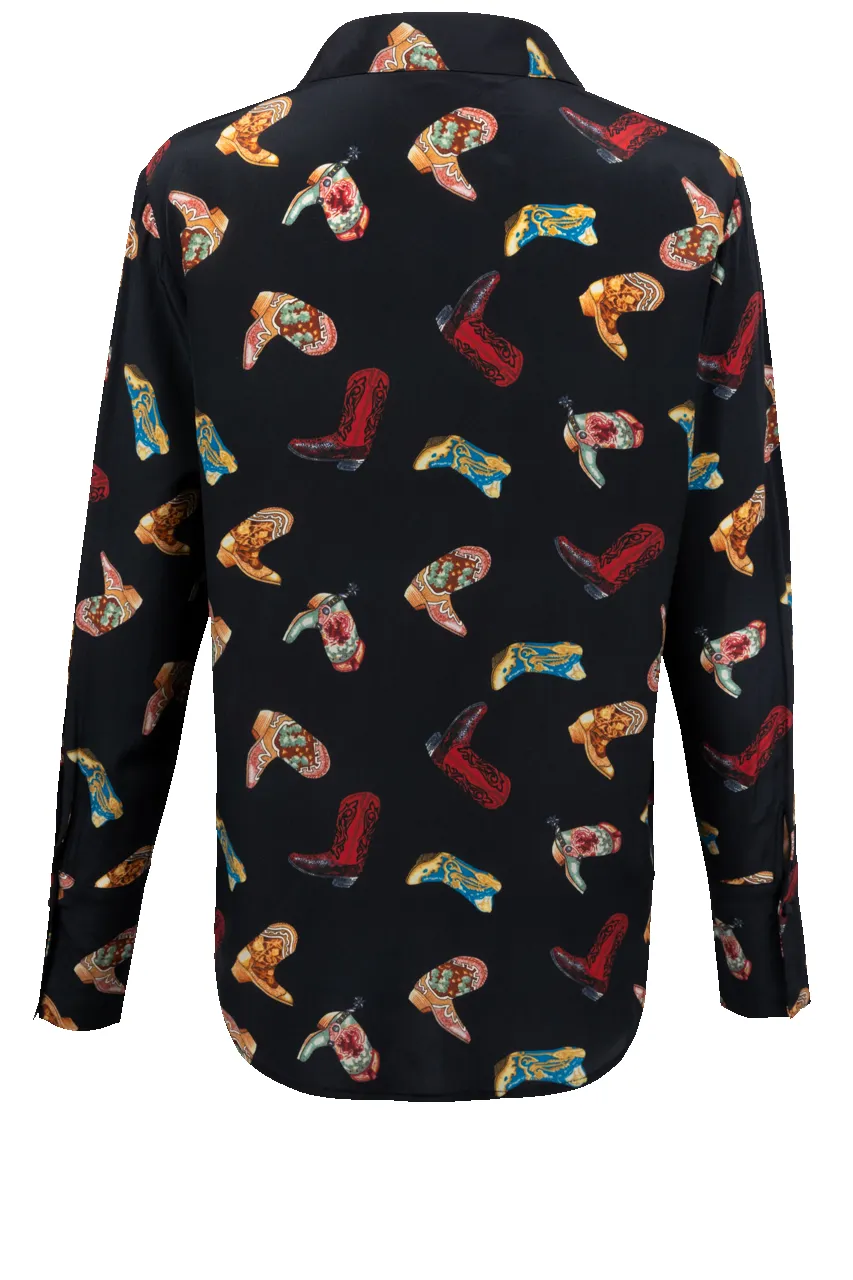 Catherine Gee Daria French Cuff Silk Blouse sold by Pinto Ranch product image thumbnail 2