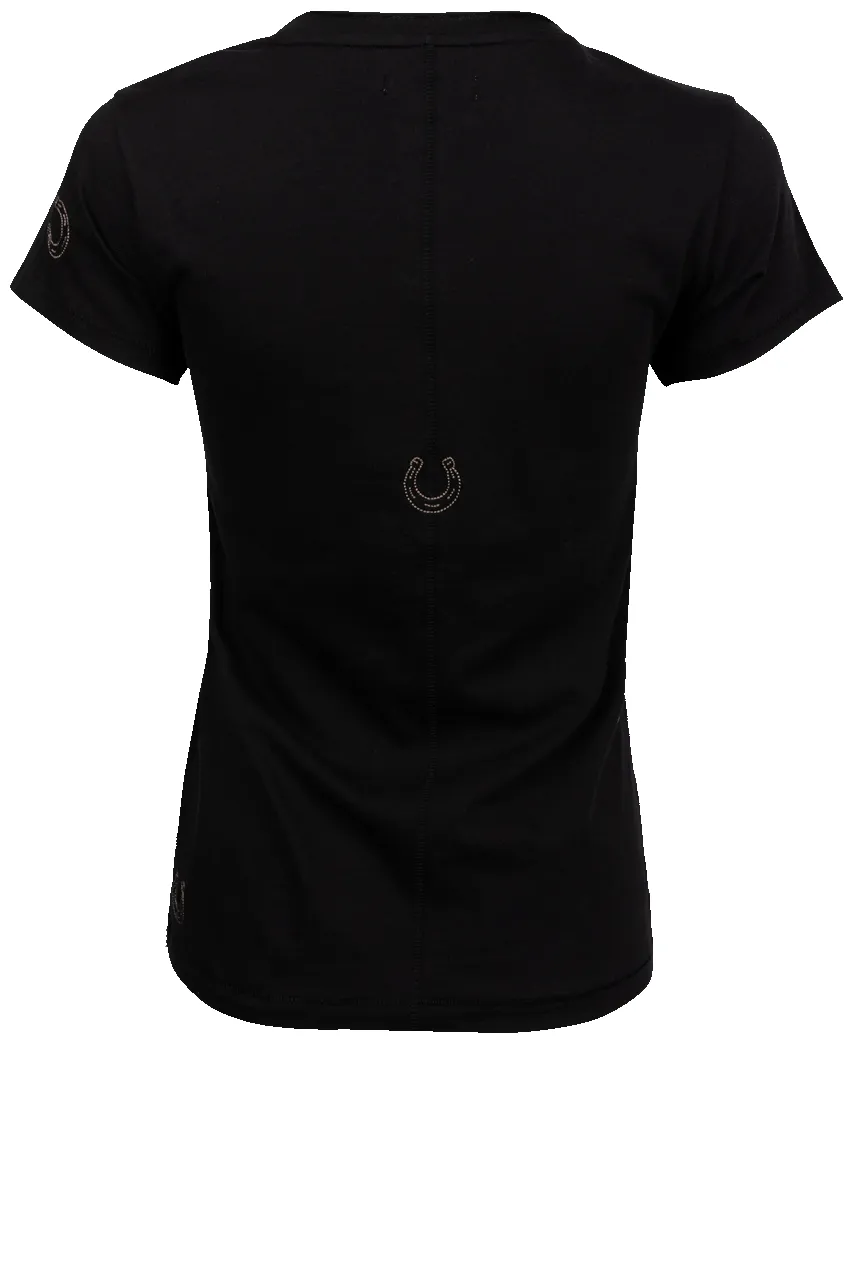 Catherine Gee Embroidered Horseshoe Tee sold by Pinto Ranch product image thumbnail 2