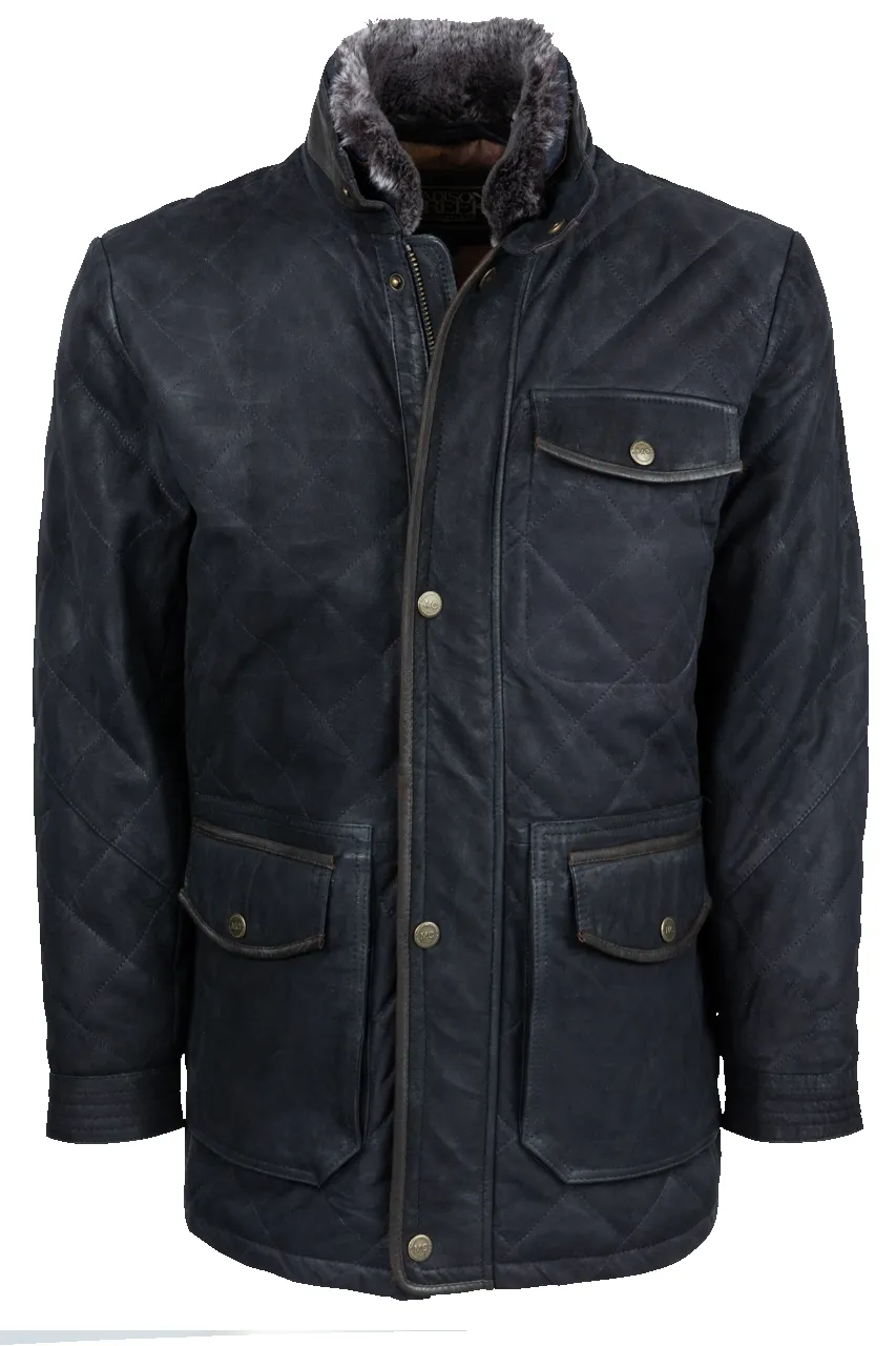 Madison Creek Sedona Goat Suede Jacket - Navy sold by Pinto Ranch