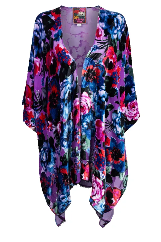 Johnny Was Burnout Velvet Shawl - Phantasma sold by Pinto Ranch