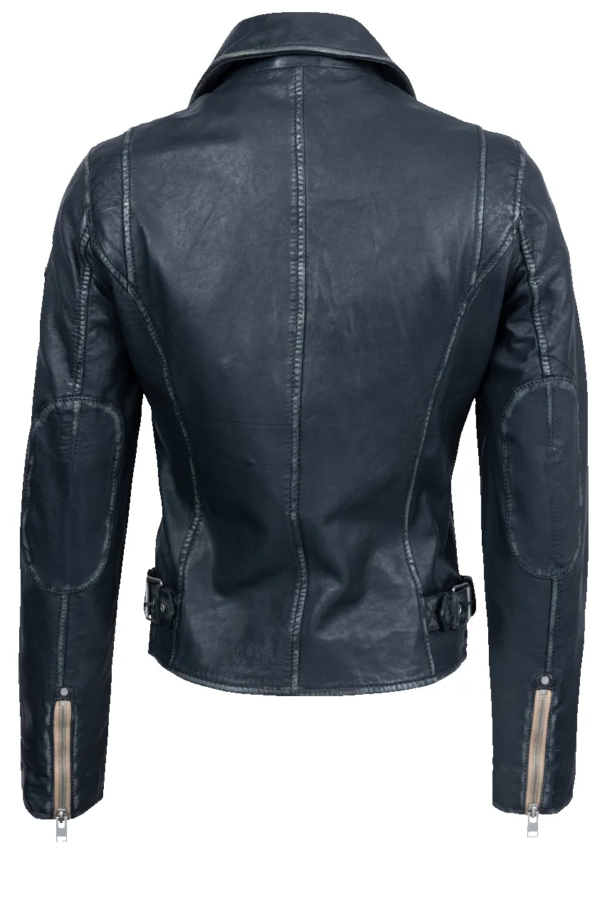 Mauritius Sofia Denim Blue Leather Jacket sold by Pinto Ranch product image thumbnail 2