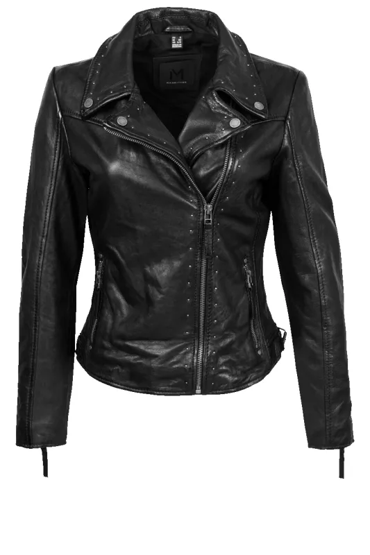 Mauritius Morgan Black Leather Jacket sold by Pinto Ranch