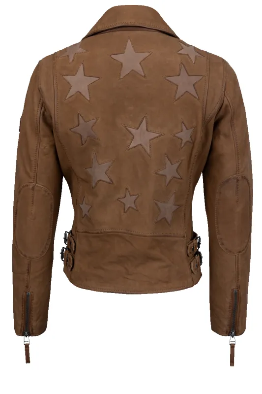 Mauritius Misty Brown Leather Jacket sold by Pinto Ranch