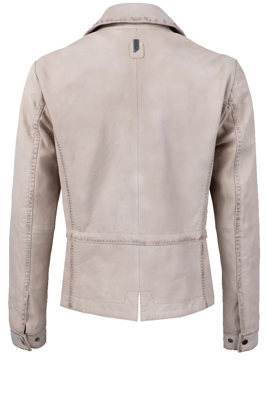Mauritius Amaly Chalk Leather Jacket sold by Pinto Ranch product image thumbnail 2