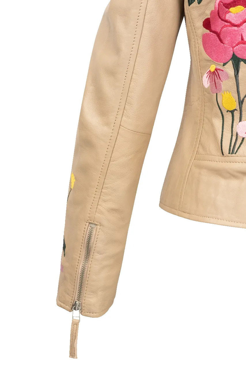 Mauritius Vintage Peonie Leather Jacket sold by Pinto Ranch product image thumbnail 3