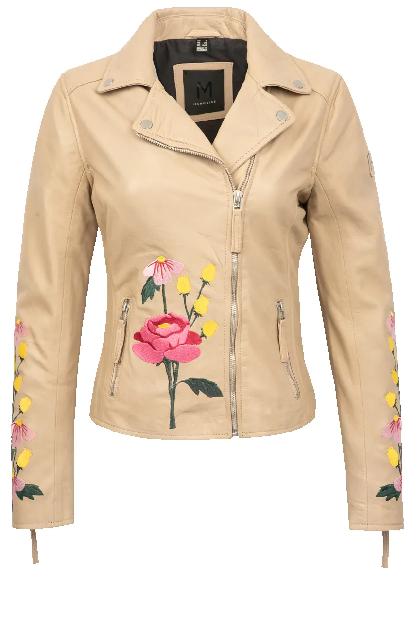 Mauritius Vintage Peonie Leather Jacket sold by Pinto Ranch product image thumbnail 2