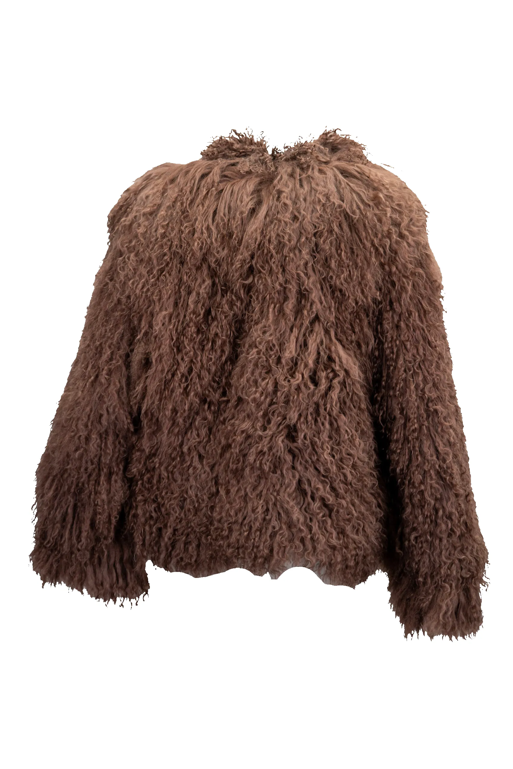 Pinto Ranch Chocolate Tibetan Fur Jacket sold by Pinto Ranch product image thumbnail 2