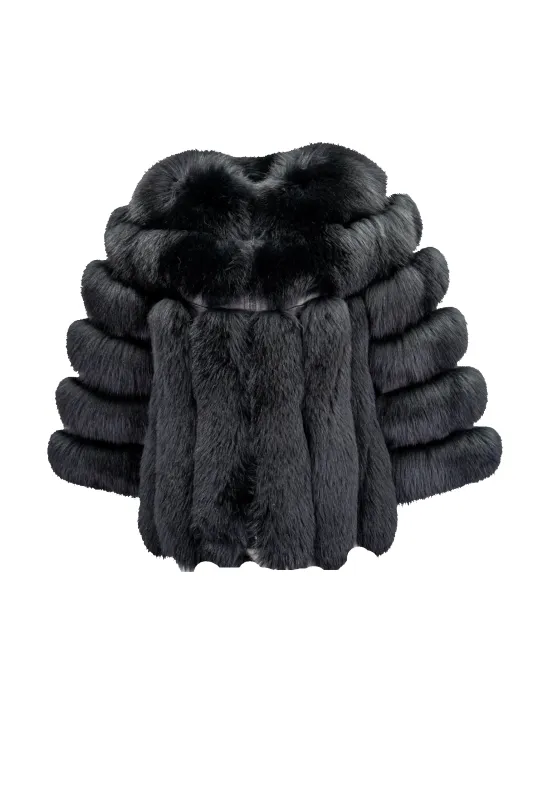 Pinto Ranch Black Siyah Fur Jacket sold by Pinto Ranch