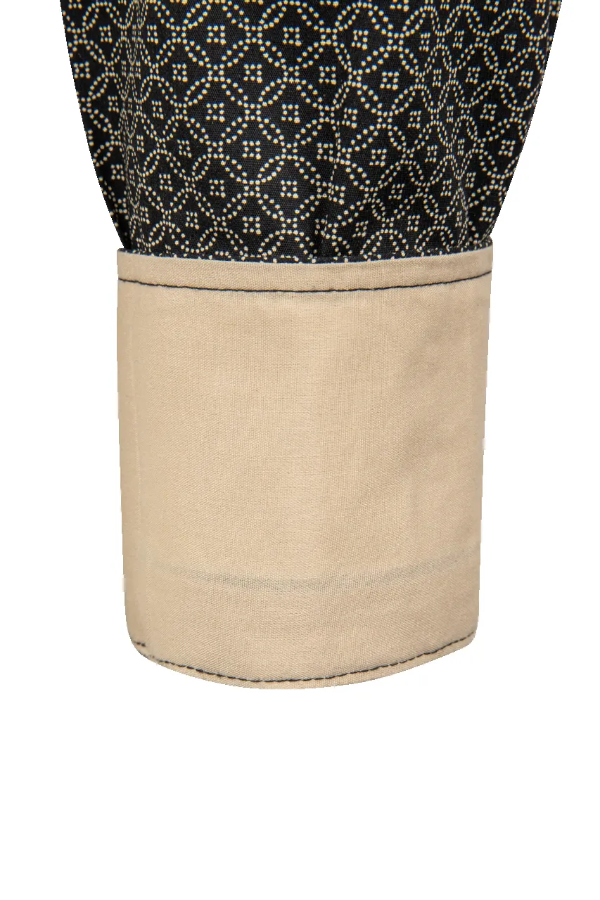 Stetson Men's Snap Front Shirt - Printed Black sold by Pinto Ranch product image thumbnail 3