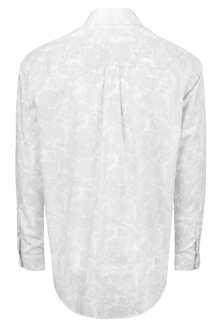 Cinch Paisley Button-Front Shirt - White sold by Pinto Ranch product image thumbnail 2