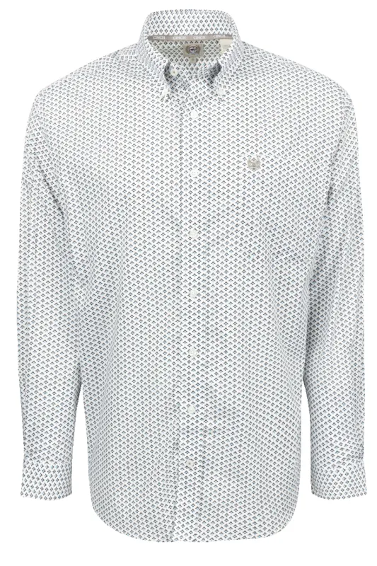 Cinch Button-Front Shirt - White sold by Pinto Ranch