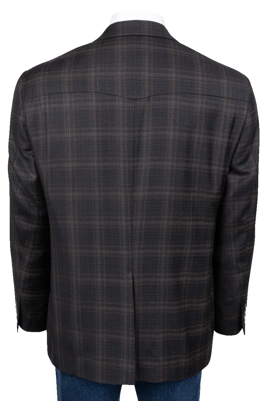 Pinto Ranch Black Plaid Sport Coat sold by Pinto Ranch product image thumbnail 2