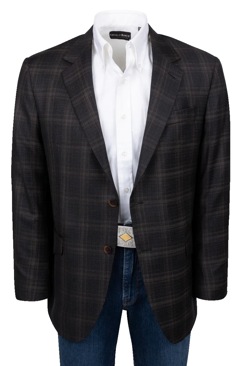Pinto Ranch Black Plaid Sport Coat sold by Pinto Ranch product image thumbnail 3