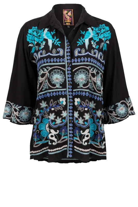 Johnny Was Kimono Sleeve Shirt sold by Pinto Ranch
