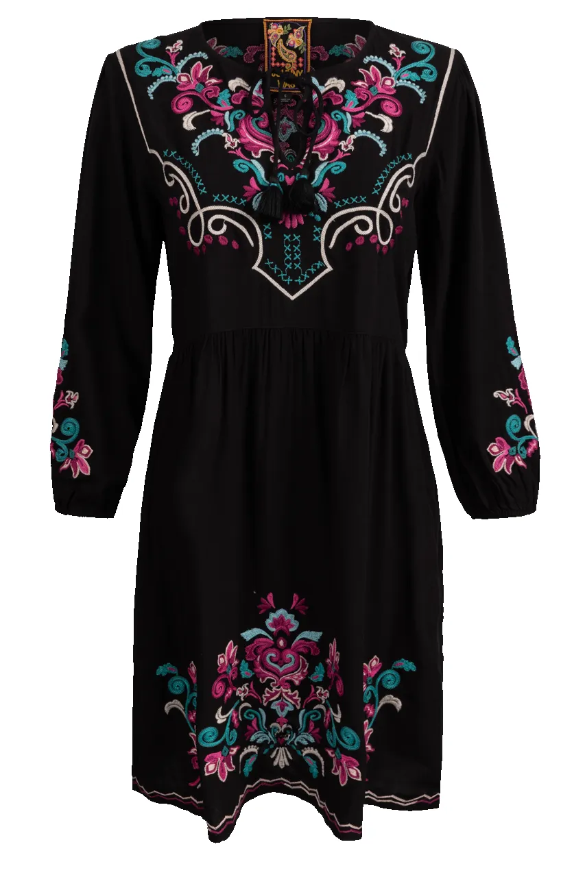 Johnny Was Multi-Colored Embroidered Dress sold by Pinto Ranch