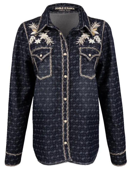 Double D Ranch Sacking Cloth Blouse made by Double D Ranch