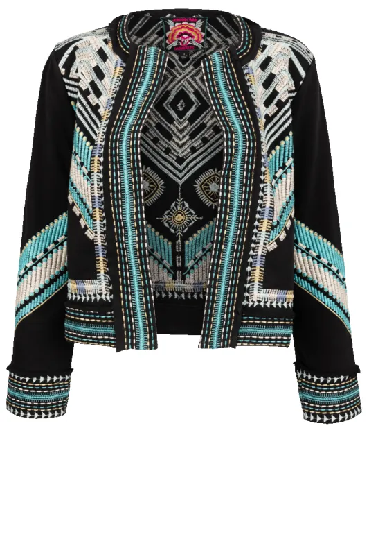 Johnny Was Mixed Media Jacket sold by Pinto Ranch