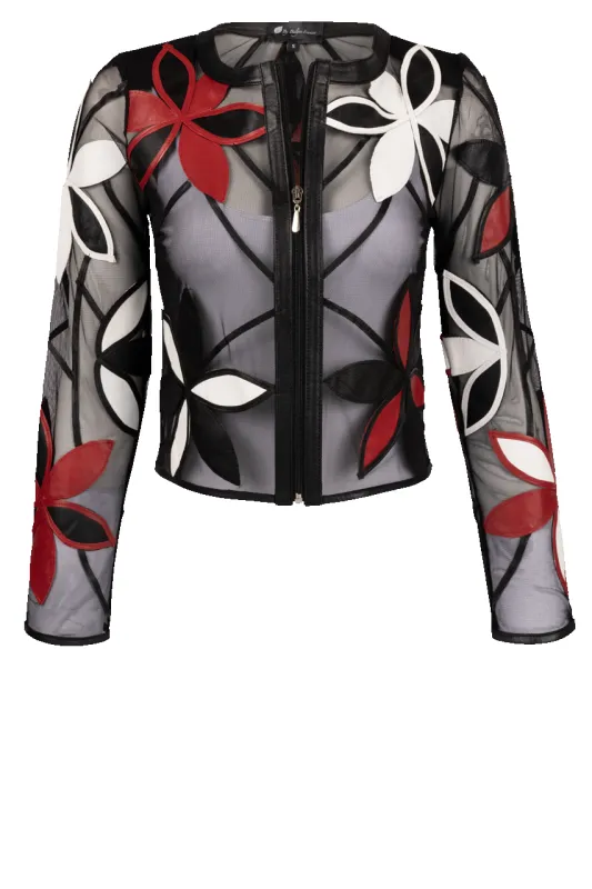 Belgin Francis Multi-Colored Flower Jacket sold by Pinto Ranch