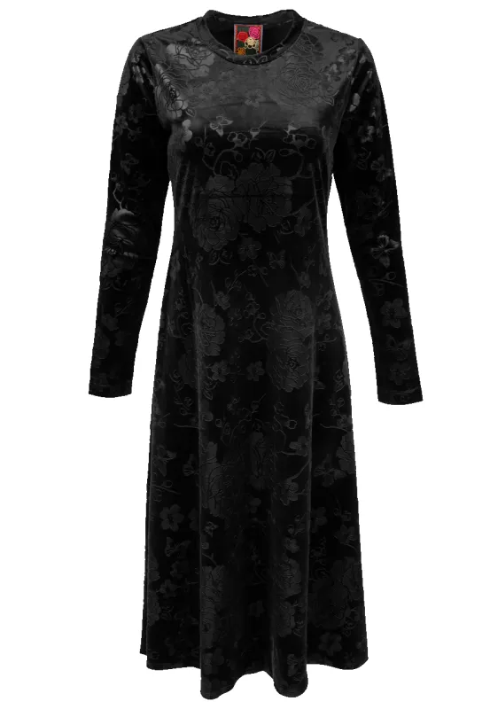 Johnny Was Embossed Stretch Velvet Dress made by Johnny Was