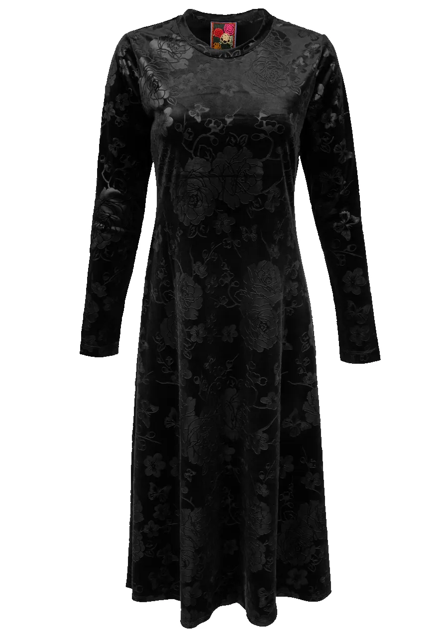 Johnny Was Embossed Stretch Velvet Dress sold by Pinto Ranch