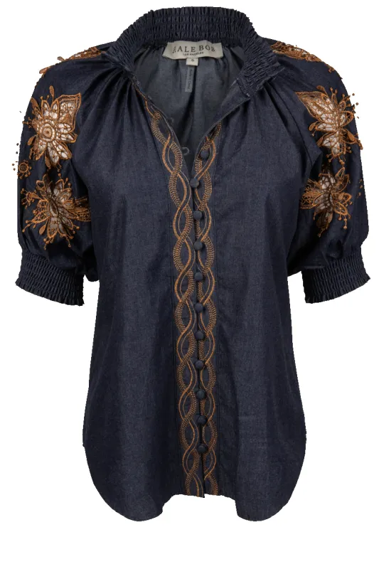 Hale Bob Madisyn Embroidered Top sold by Pinto Ranch
