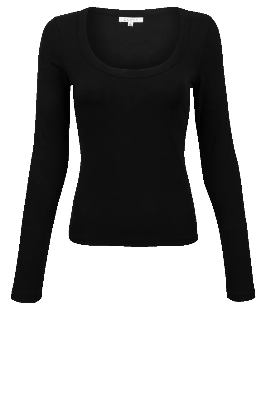 Z Supply Second Skin Scoop Neck Top sold by Pinto Ranch product image thumbnail 2