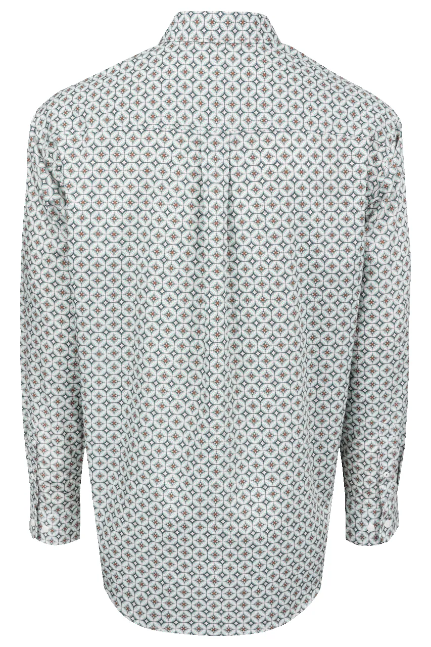 Cinch Foulard Print Button-Front Shirt - Cream sold by Pinto Ranch product image thumbnail 2