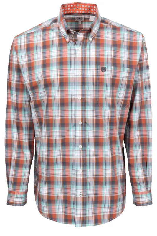 Cinch Plaid Button-Front Shirt - Multi sold by Pinto Ranch