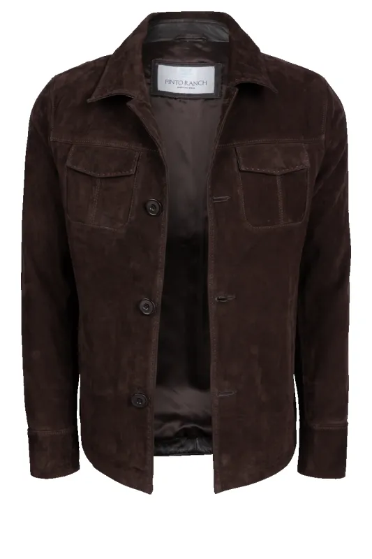 Pinto Ranch Chocolate Suede Jacket sold by Pinto Ranch