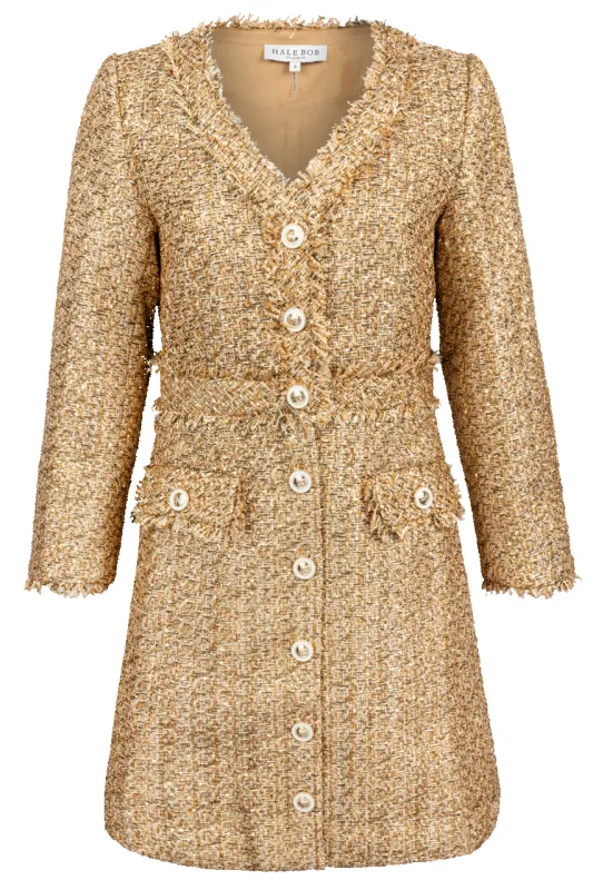 Hale Bob Elina Boucle Tweed Dress made by Hale Bob