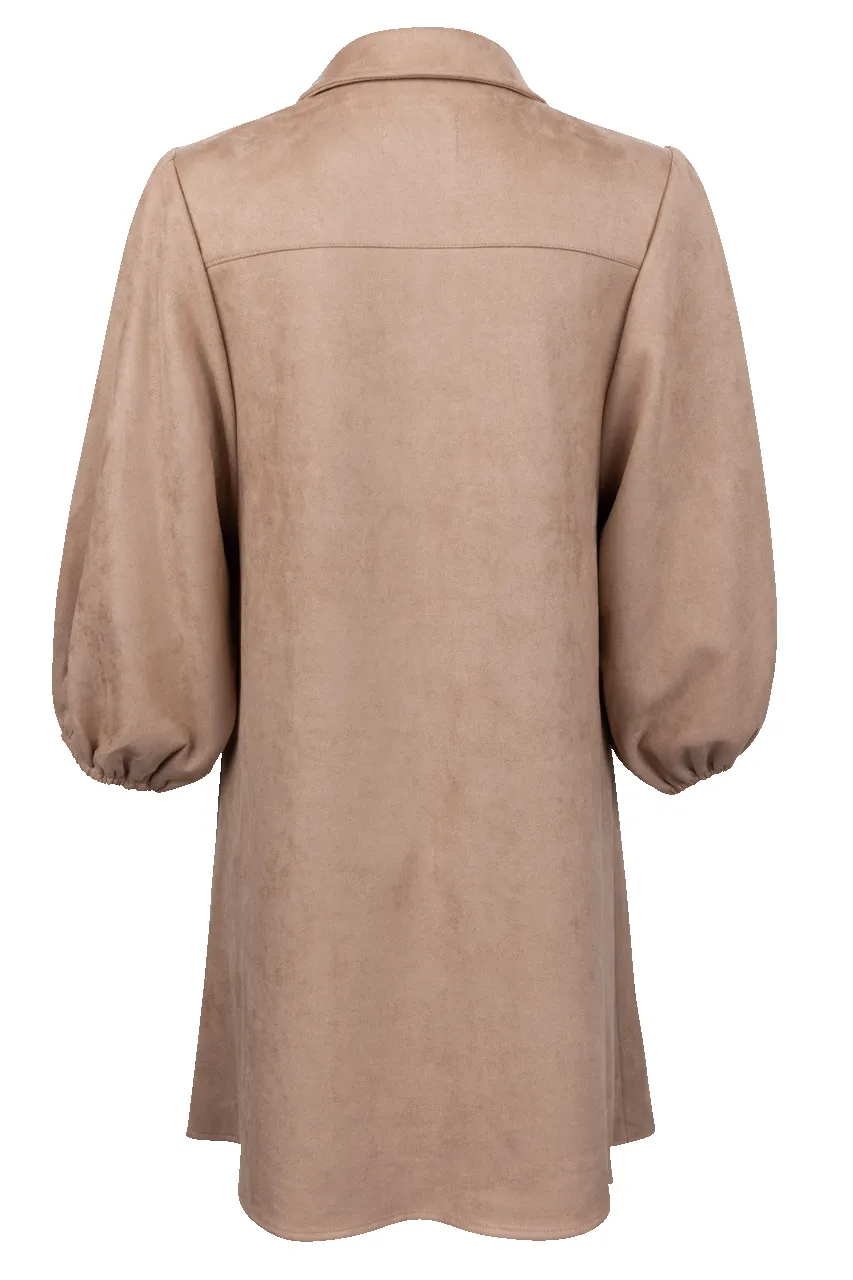 Dolce Cabo Faux Suede Shirt Dress sold by Pinto Ranch product image thumbnail 5