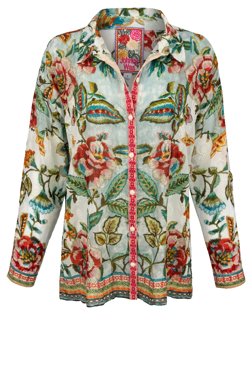 Johnny Was Audrey Button Up Shirt sold by Pinto Ranch