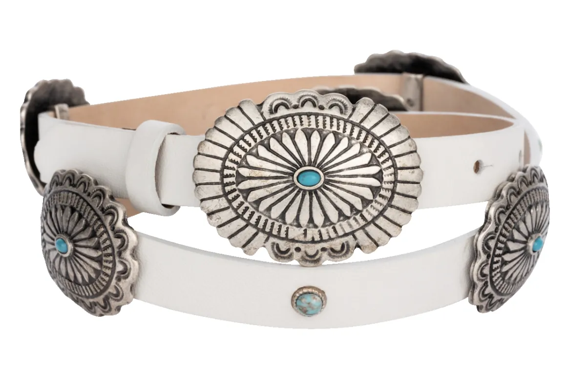 Streets Ahead Iris Concho Belt sold by Pinto Ranch