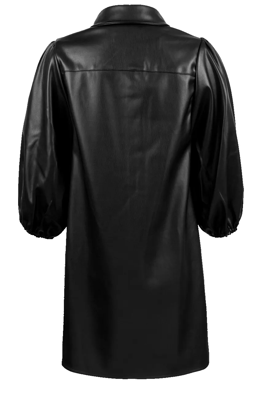 Dolce Cabo Vegan Leather Shirt Dress sold by Pinto Ranch product image thumbnail 5