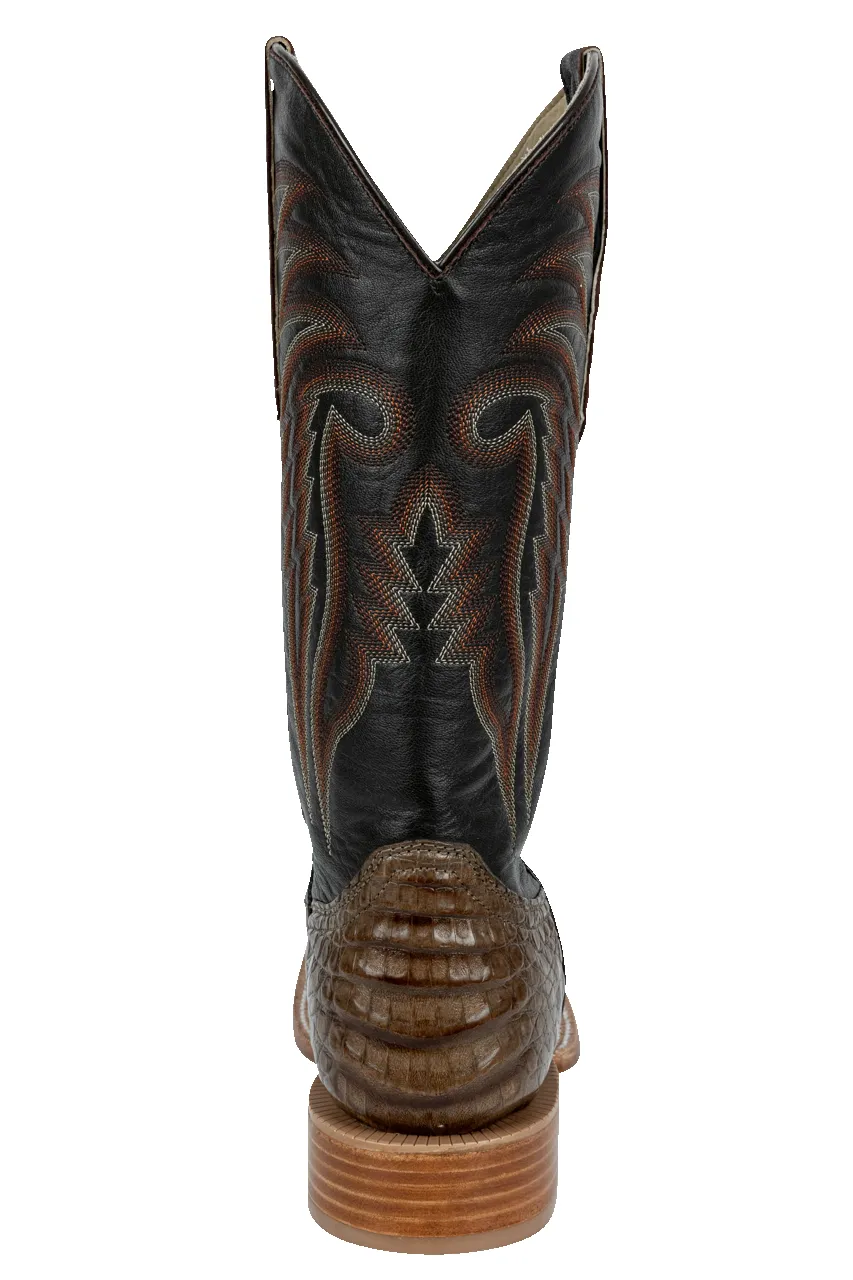 R. Watson Caiman Belly Cowboy Boots - Coco sold by Pinto Ranch product image thumbnail 5