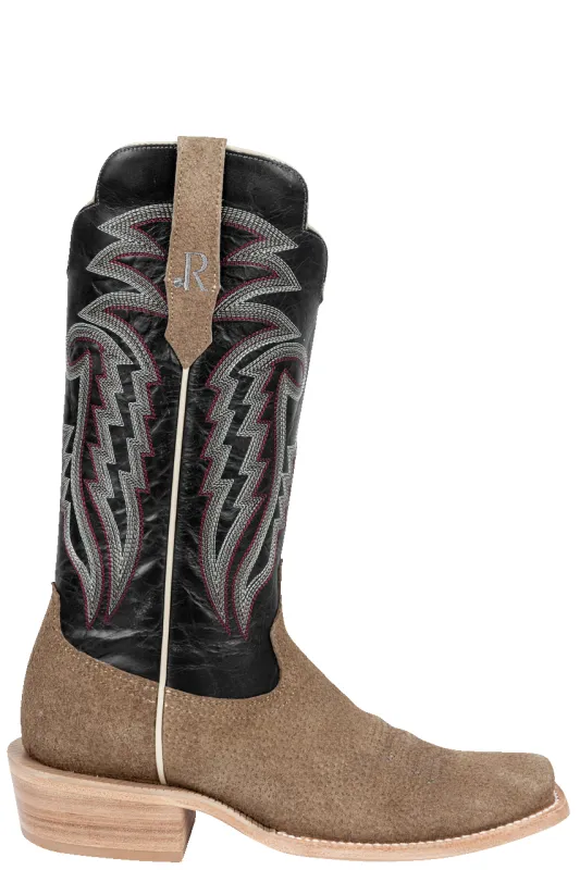 R. Watson Boar Narrow Cowboy Boots - Cafe made by Pinto Ranch